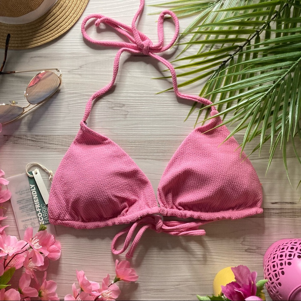 Maaji • Reversible Pink Floral Bikini TOP